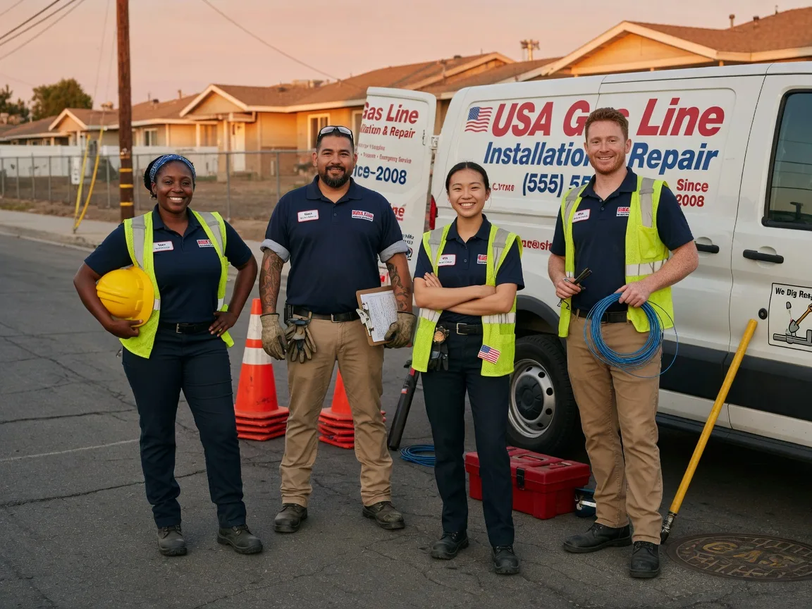 Gas Line Installation company in Welsh, LA